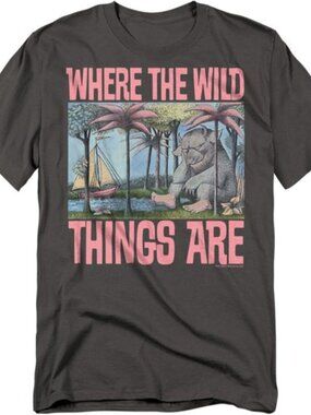 Where The Wild Things Are T-Shirt Cover Unisex Graphic Tee